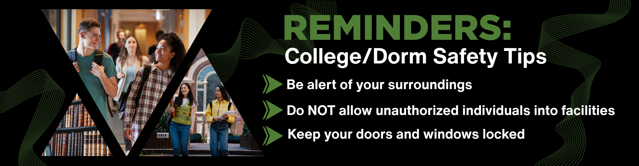 College/Dorm safety tips