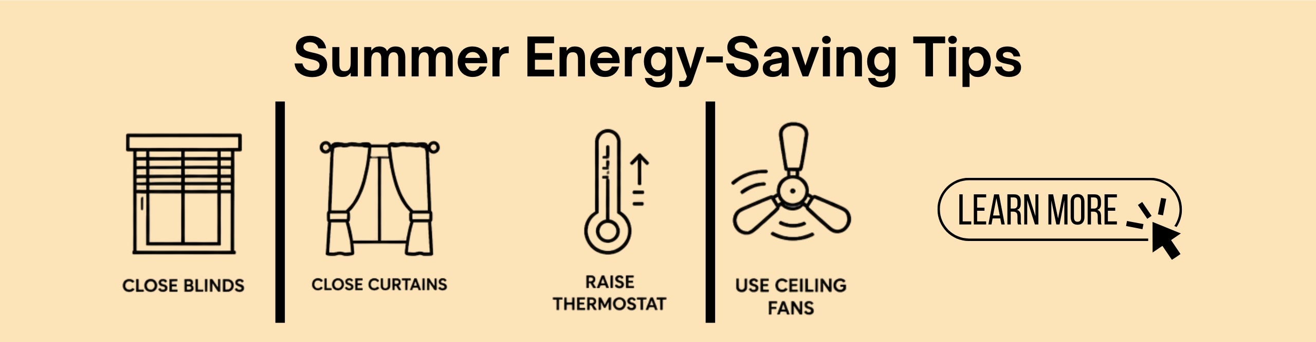 Summer energy saving tips