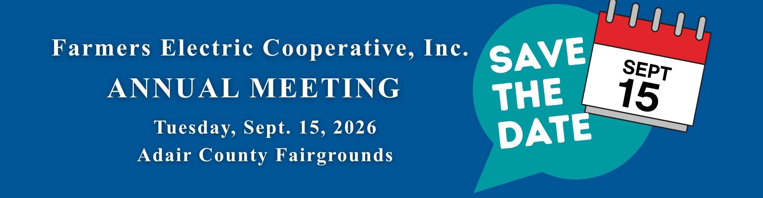 Save the date Annual Meeting